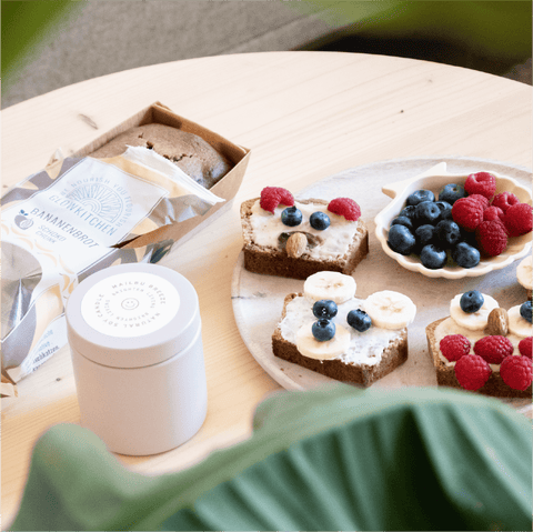 Bananenbrot Kids Edition 🐻 gesunder snack für klein & groß - Glowkitchen Bananenbrot