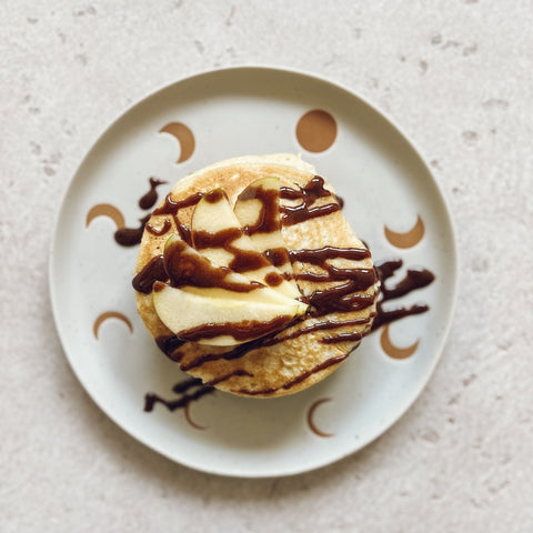 vegane Soufflé Pancakes🥞 - Glowkitchen Bananenbrot