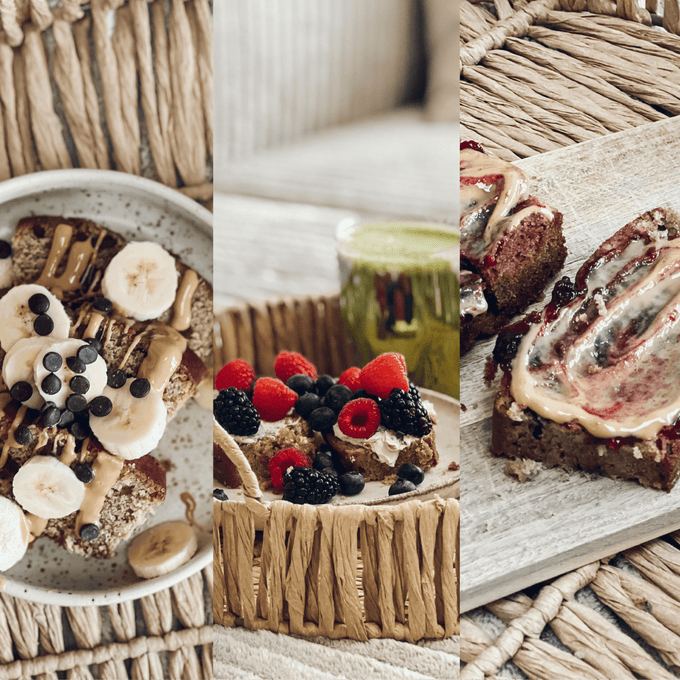 Bananenbrot so vielfältig wie kein anderer Kuchen - hier sind drei köstlichen Varianten😍 - Glowkitchen Bananenbrot