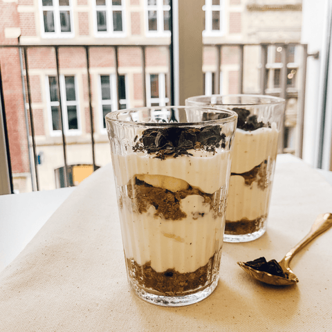 leckeres Bananenbrot Trifle - Glowkitchen Bananenbrot