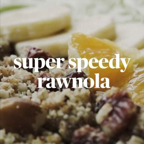 Bananenbrot Rawnola - Granola ohne backen mit Spezialzutat - Glowkitchen Bananenbrot