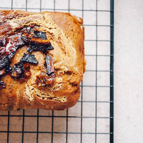 super fancy Erdnussbutter fake bacon Bananenbrot