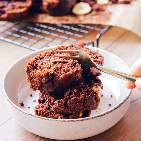 Rezept für das beste Schoko Bananenbrot🤎 - Glowkitchen Bananenbrot