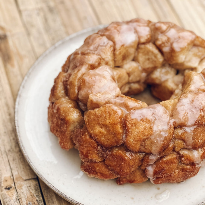 mal kein Bananenbrot, dafür monkeybread 🐒🍌🍞 - Glowkitchen Bananenbrot 