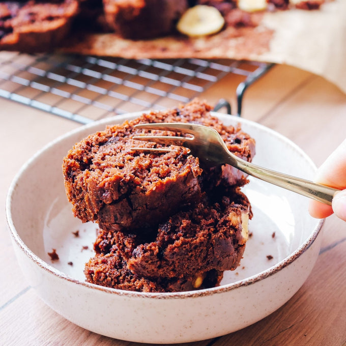 Rezept für das beste Schoko Bananenbrot🤎 - Glowkitchen Bananenbrot 