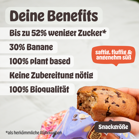 8 x Mini Banana Bread - choc chip