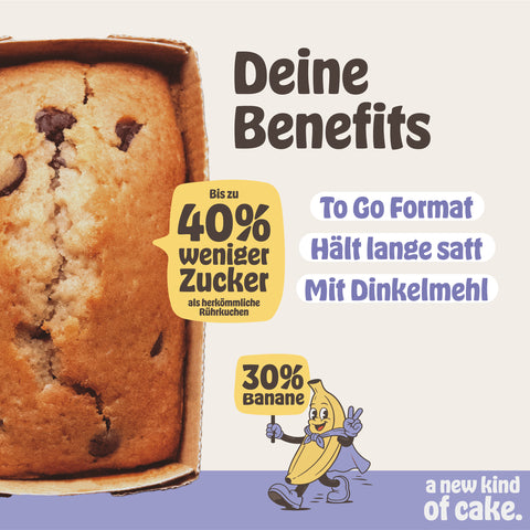 12er Sparset Mini Banana Bread "choc chip"