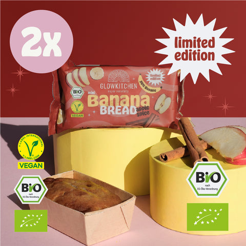 2 x Mini Banana Bread -  apple spice LIMITED EDITION