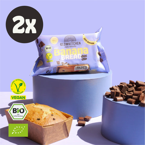 2 x Mini Banana Bread - choc chip